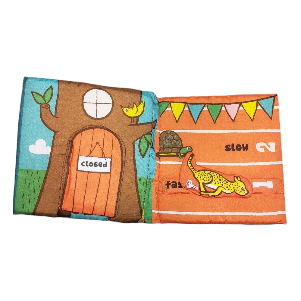 Melissa And Doug Soft Activity Baby Learning Book - Opposites